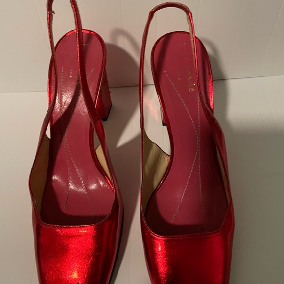 Kate Spade Red Patent Leather heels - Picture 4 of 5